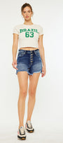 Lorna Ultra High Rise Mom Shorts - Official Kancan USA