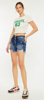 Lorna Ultra High Rise Mom Shorts - Official Kancan USA