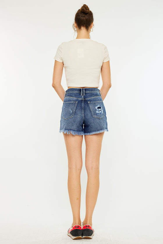 Lorna Ultra High Rise Mom Shorts - Official Kancan USA