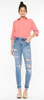 Amanda High Rise Ankle Skinny Jeans - Official Kancan USA