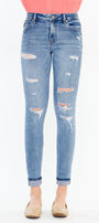 Amanda High Rise Ankle Skinny Jeans - Official Kancan USA