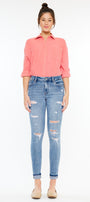 Amanda High Rise Ankle Skinny Jeans - Official Kancan USA