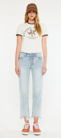 Thelma High Rise Slim Straight Leg Jeans - Official Kancan USA