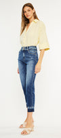 Georgia Ultra High Rise Slim Straight Leg Jeans - Official Kancan USA