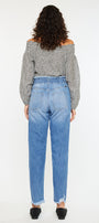 Angel Ultra High Rise Paperbag Mom Jeans - Official Kancan USA
