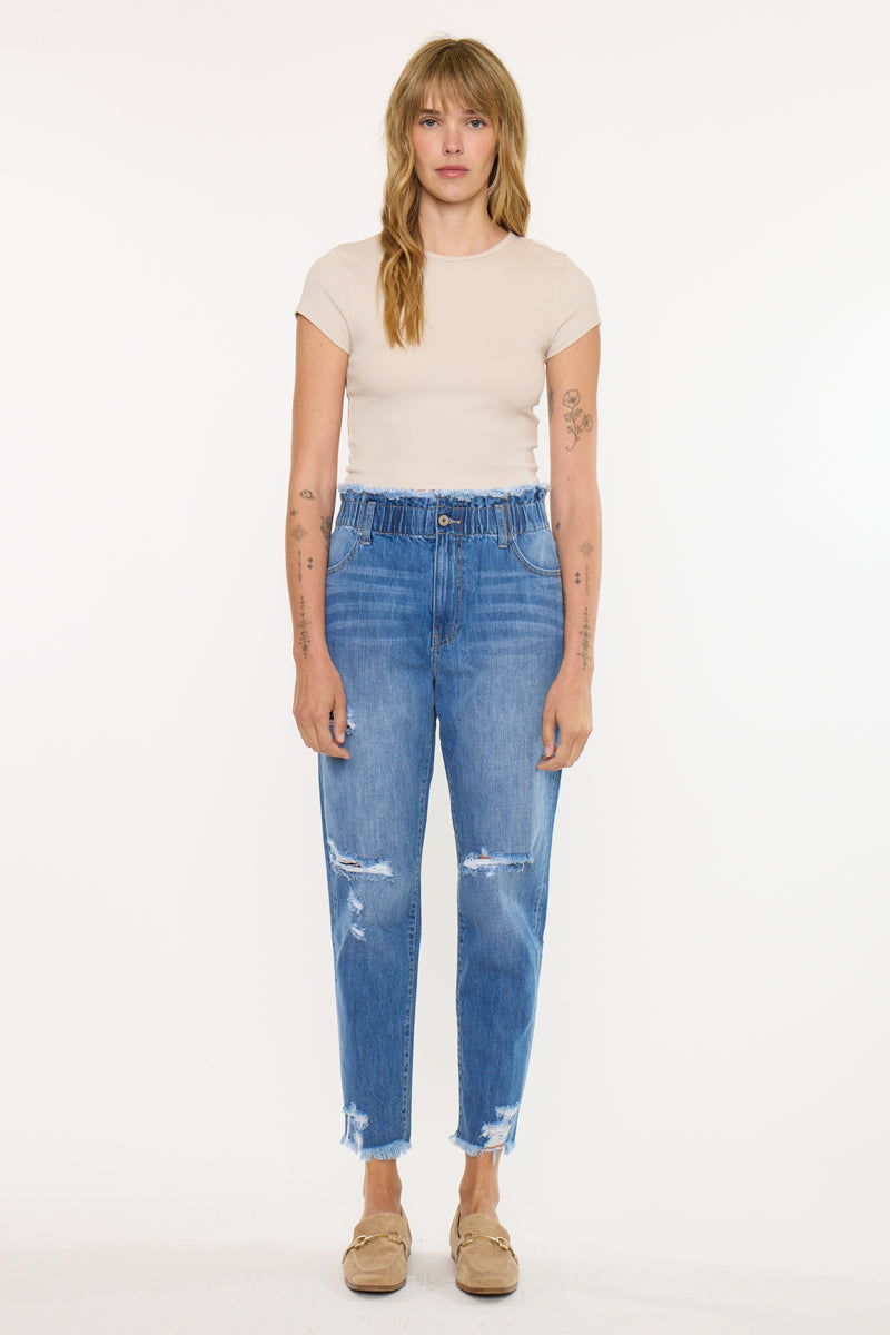 Angel Ultra High Rise Paperbag Mom - Official Kancan USA