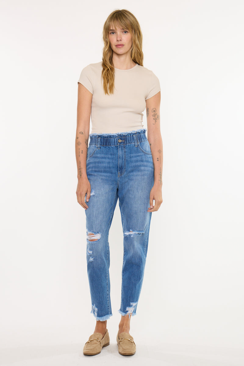 Angel Ultra High Rise Paperbag Mom - Official Kancan USA