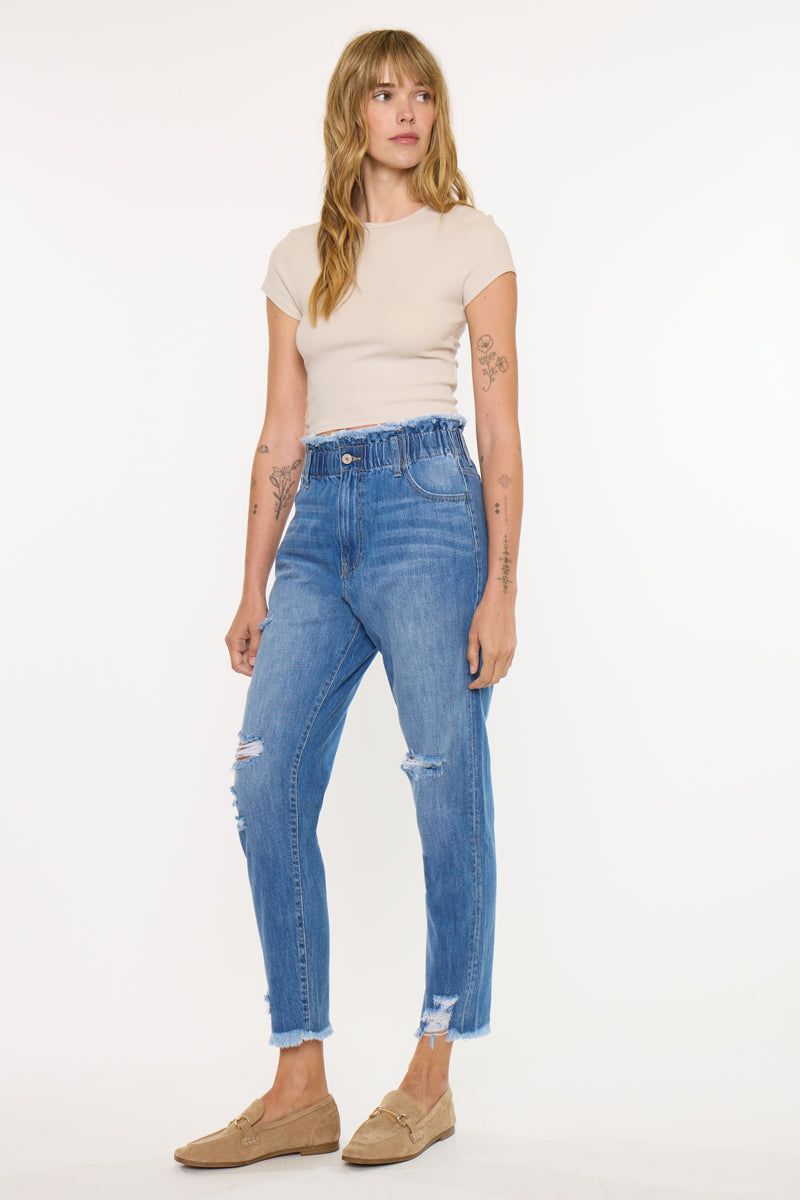 Angel Ultra High Rise Paperbag Mom - Official Kancan USA