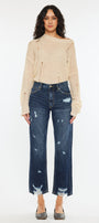 Trevie Ultra High Rise Straight Leg Jeans - Official Kancan USA