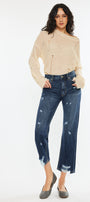 Trevie Ultra High Rise Straight Leg Jeans - Official Kancan USA