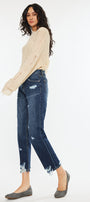Trevie Ultra High Rise Straight Leg Jeans - Official Kancan USA