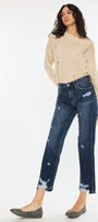 Trevie Ultra High Rise Straight Leg Jeans - Official Kancan USA