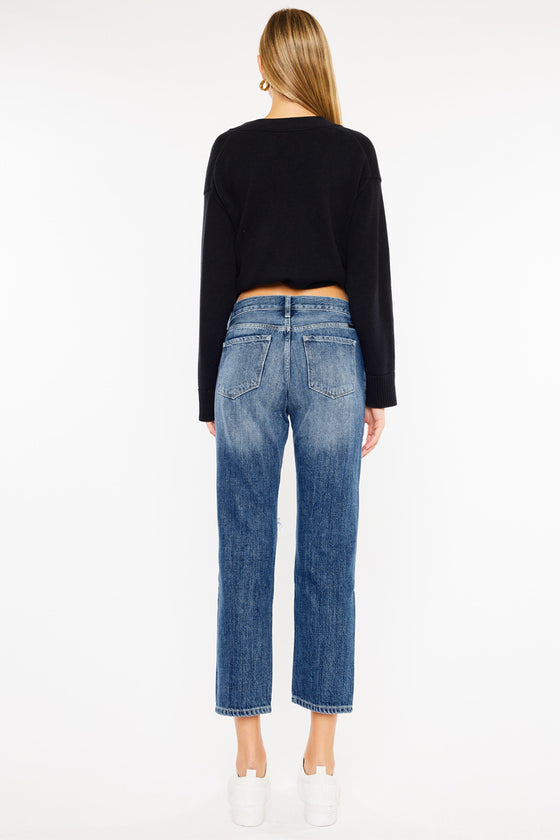 Effy Mid Rise Boyfriend Jeans - Official Kancan USA