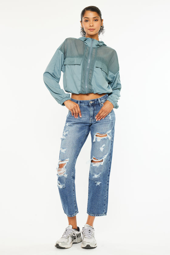 Effy Mid Rise Boyfriend Jeans - Official Kancan USA