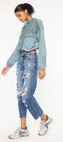 Effy Mid Rise Boyfriend Jeans - Official Kancan USA