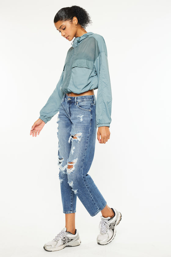 Effy Mid Rise Boyfriend Jeans - Official Kancan USA