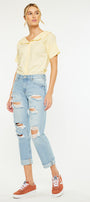 Delta Mid Rise Boyfriend Jeans - Official Kancan USA