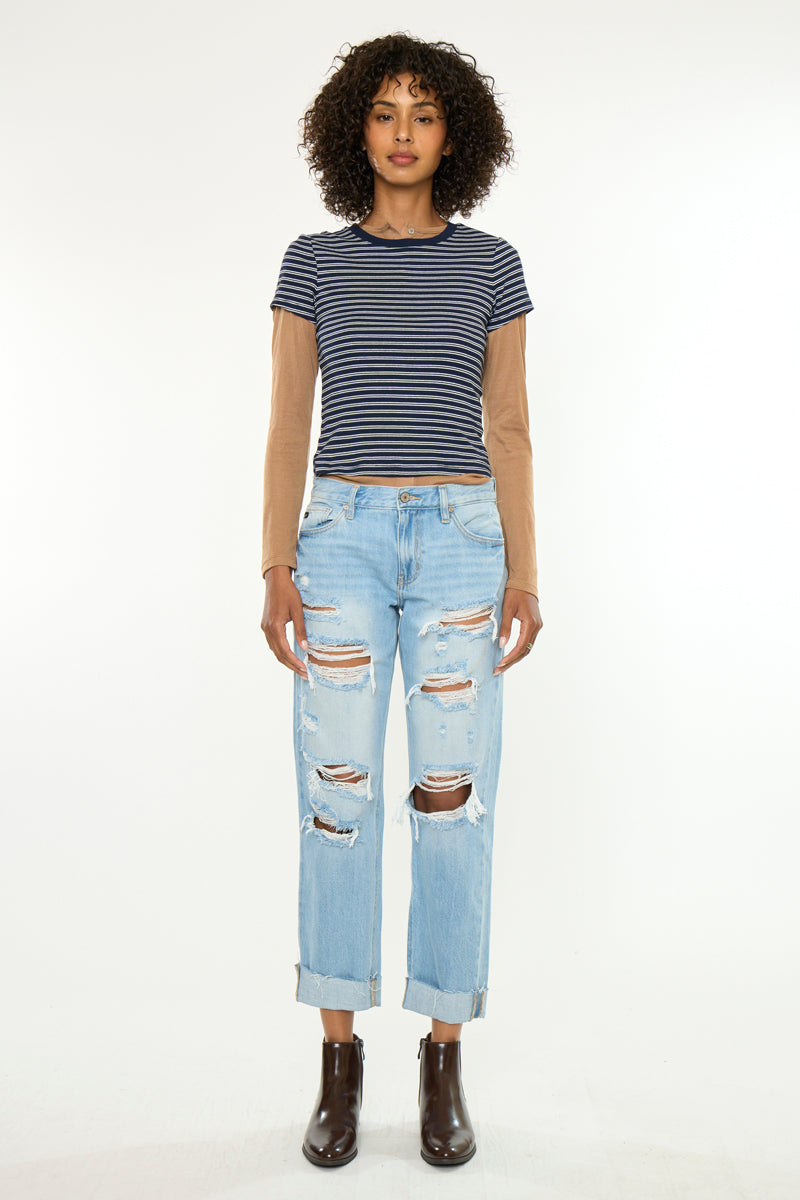 Delta Mid Rise Boyfriend - Official Kancan USA