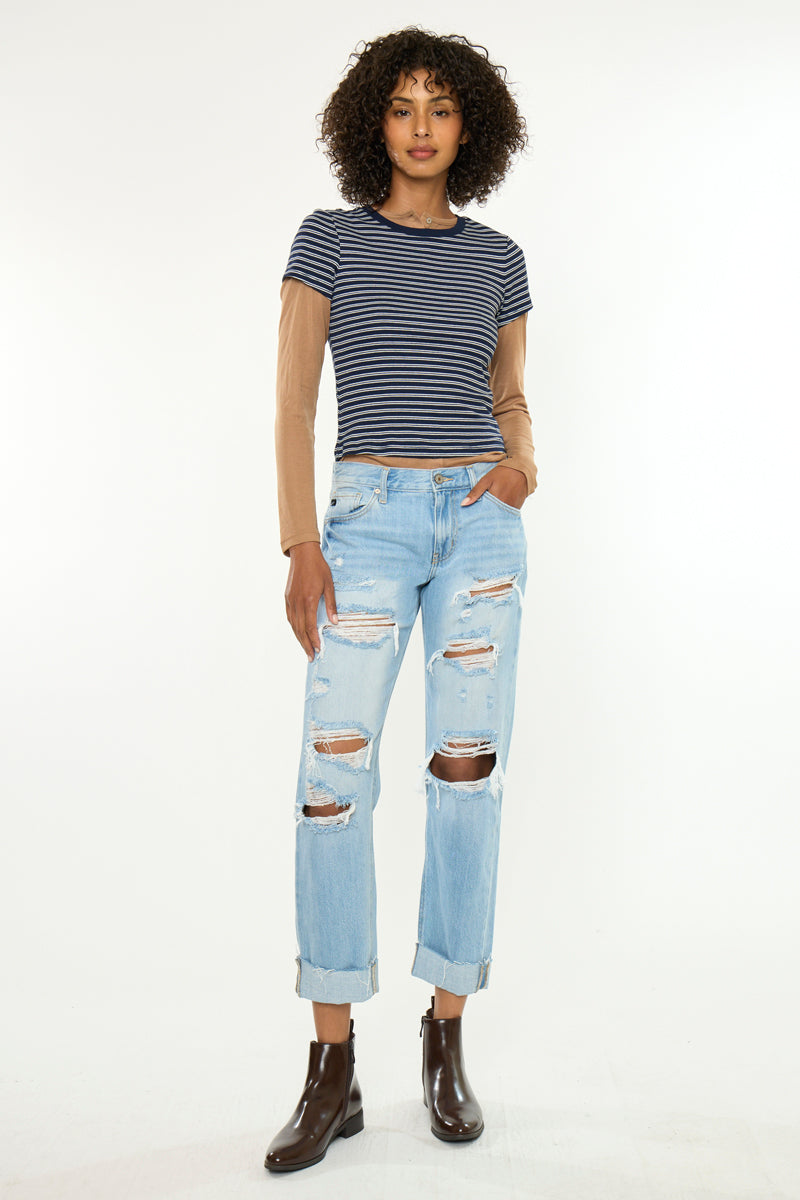 Delta Mid Rise Boyfriend - Official Kancan USA