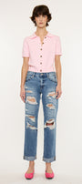 Delta Mid Rise Boyfriend Jeans - Official Kancan USA