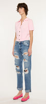 Delta Mid Rise Boyfriend Jeans - Official Kancan USA