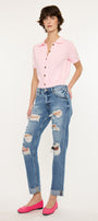 Delta Mid Rise Boyfriend Jeans - Official Kancan USA