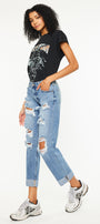 Delta Mid Rise Boyfriend Jeans - Official Kancan USA