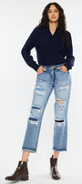 Nicola High Rise Boyfriend Jeans - Official Kancan USA