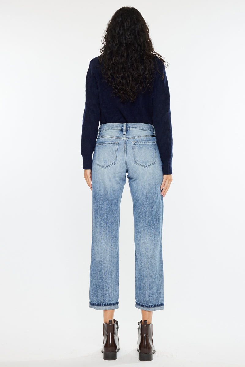 Nicola High Rise Boyfriend Jeans - Official Kancan USA