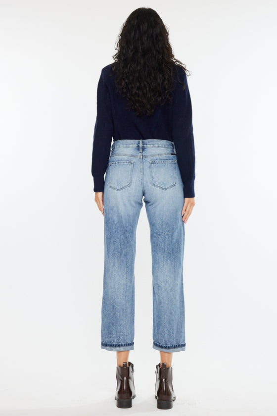 Nicola High Rise Boyfriend Jeans - Official Kancan USA