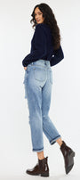 Nicola High Rise Boyfriend Jeans - Official Kancan USA