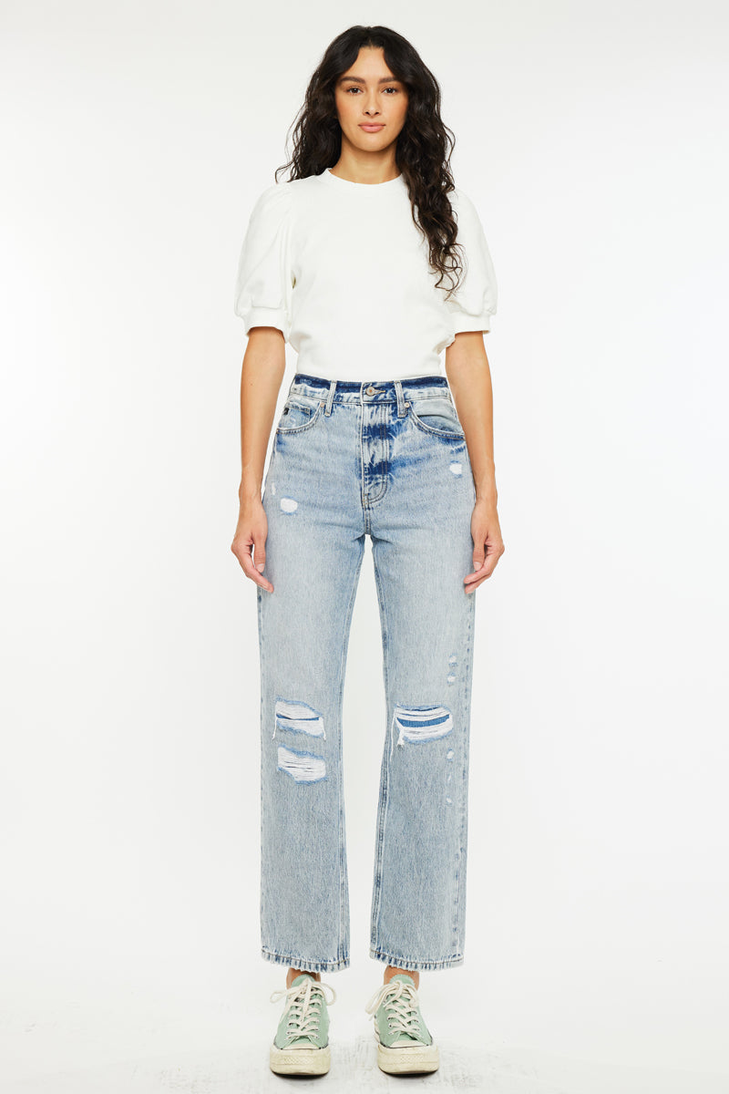 ルーズ Kiara Ultra High Rise 90's Boyfriend Jeans – Kancan USA