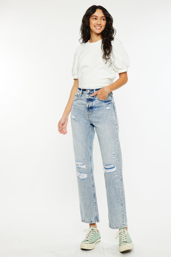 Kiara Ultra High Rise 90's Boyfriend Jeans - Official Kancan USA