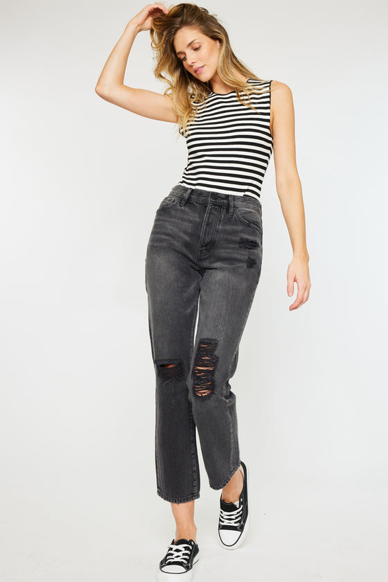 Hilana Ultra High Rise 90's Boyfriend Jeans