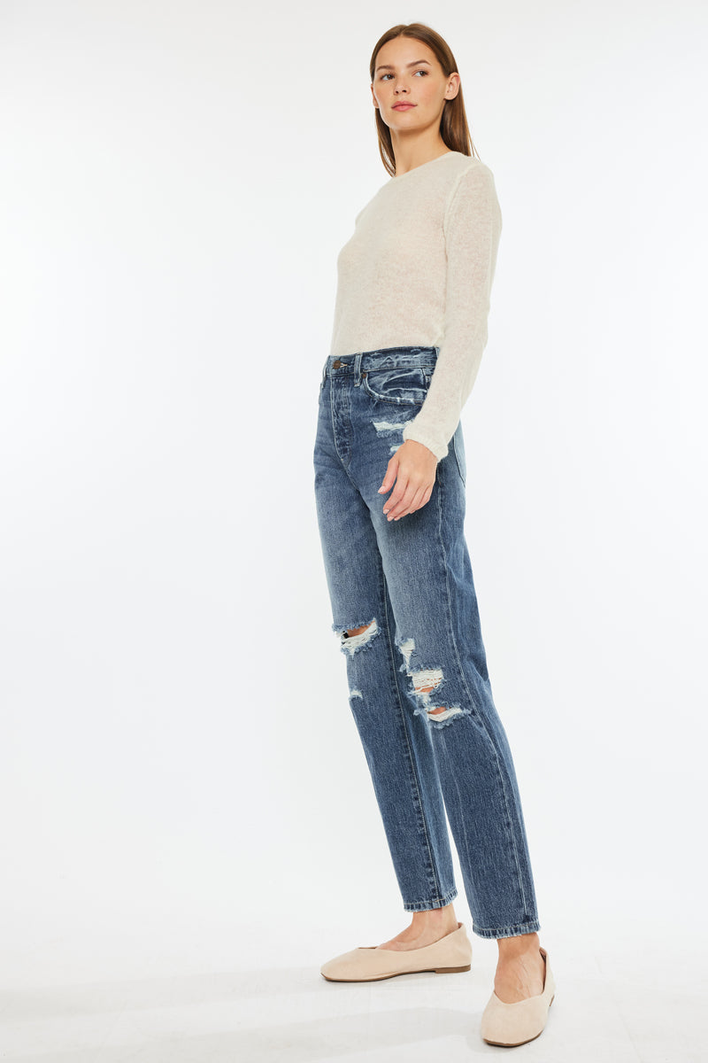 Hilana Ultra High Rise 90's Boyfriend Jeans - Official Kancan USA