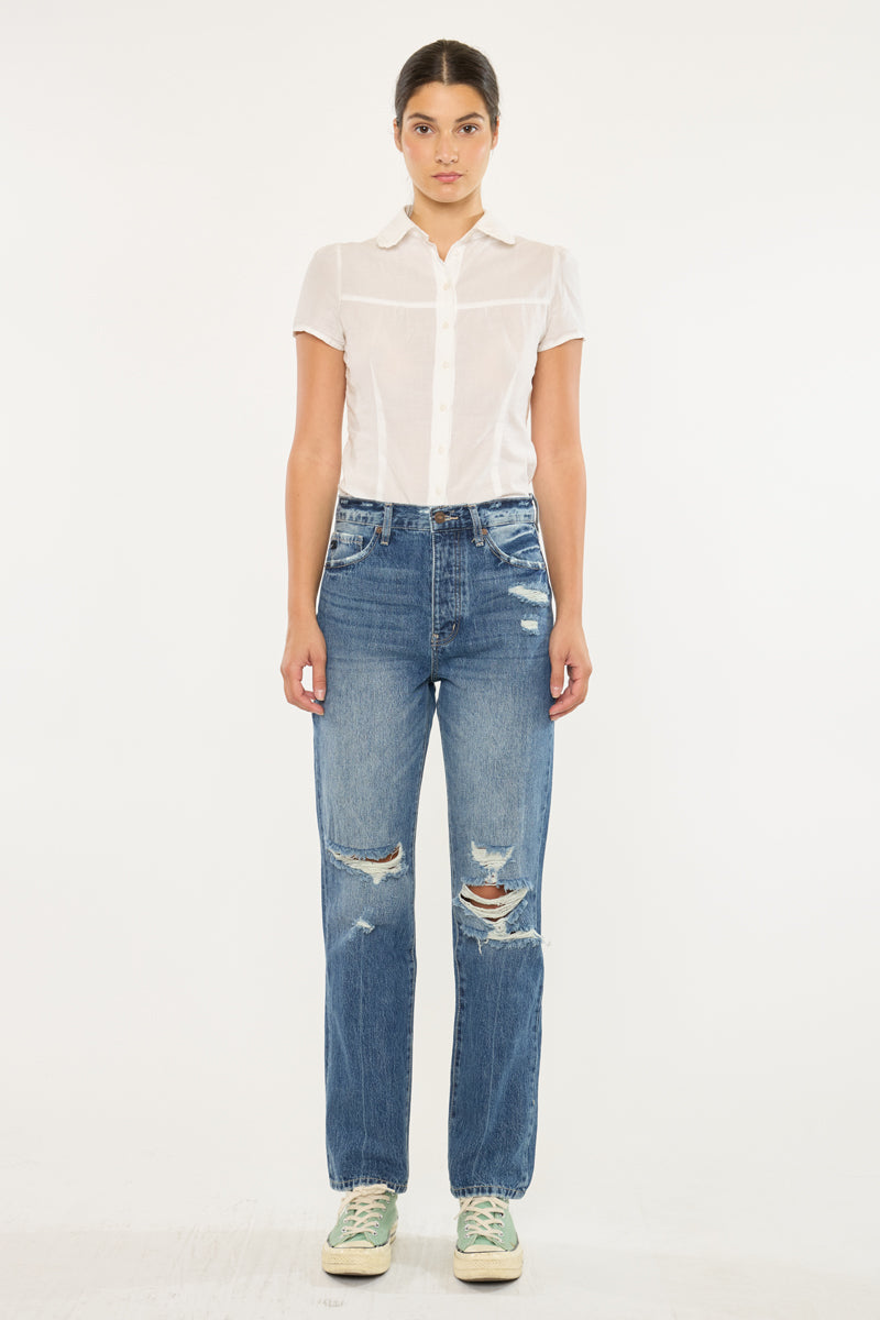 Hilana Ultra High Rise 90's Boyfriend Jeans - Official Kancan USA