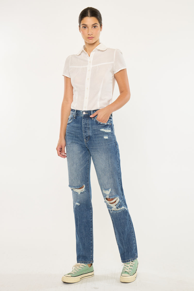 Hilana Ultra High Rise 90's Boyfriend Jeans - Official Kancan USA