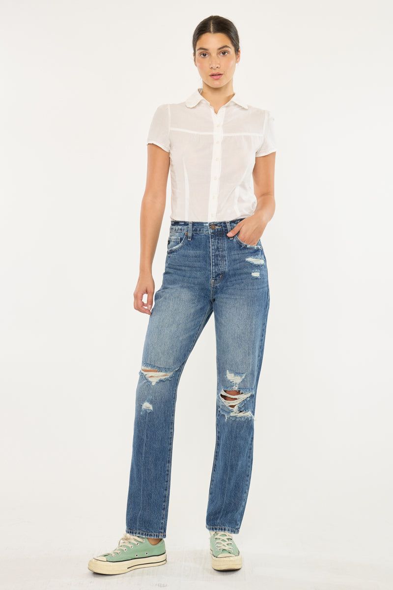 Hilana Ultra High Rise 90's Boyfriend Jeans - Official Kancan USA