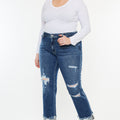 Nelly Mid Rise Boyfriend Jeans (Plus Size) - Official Kancan USA