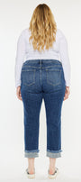 Nelly Mid Rise Boyfriend Jeans (Plus Size) - Official Kancan USA
