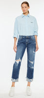 Russell Mid Rise Boyfriend Jeans - Official Kancan USA