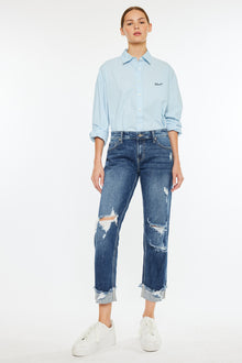  Russell Mid Rise Boyfriend Jeans - Official Kancan USA
