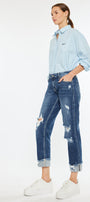 Russell Mid Rise Boyfriend Jeans - Official Kancan USA