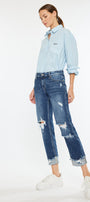Russell Mid Rise Boyfriend Jeans - Official Kancan USA