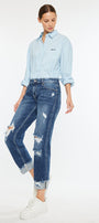 Russell Mid Rise Boyfriend Jeans - Official Kancan USA