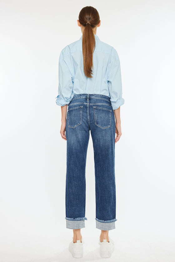 Russell Mid Rise Boyfriend Jeans - Official Kancan USA