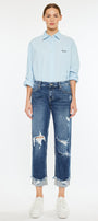 Russell Mid Rise Boyfriend Jeans - Official Kancan USA