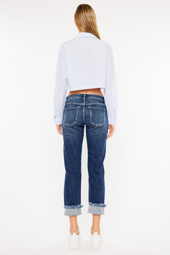 Russell Mid Rise Boyfriend Jeans - Official Kancan USA