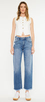 Meadow High Rise Straight Leg Jeans - Official Kancan USA