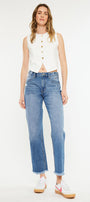 Meadow High Rise Straight Leg Jeans - Official Kancan USA